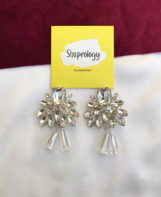 Crystal statement earring - Shopeology