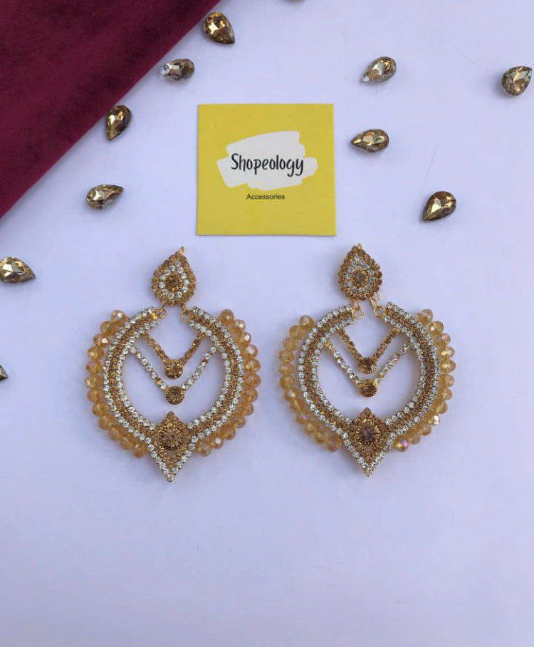 Traditional mehru earring - Shopeology