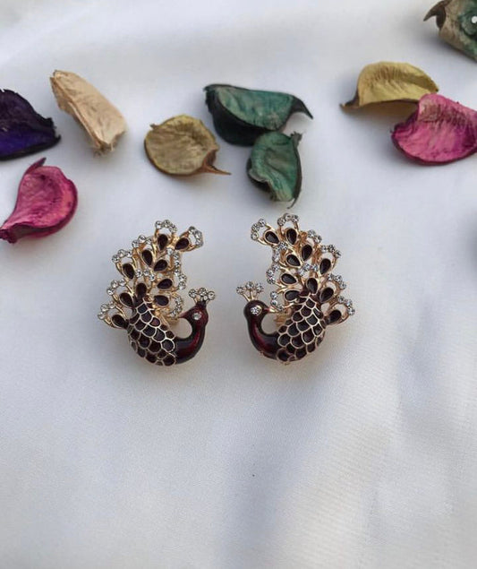 Peacock earrings - Shopeology