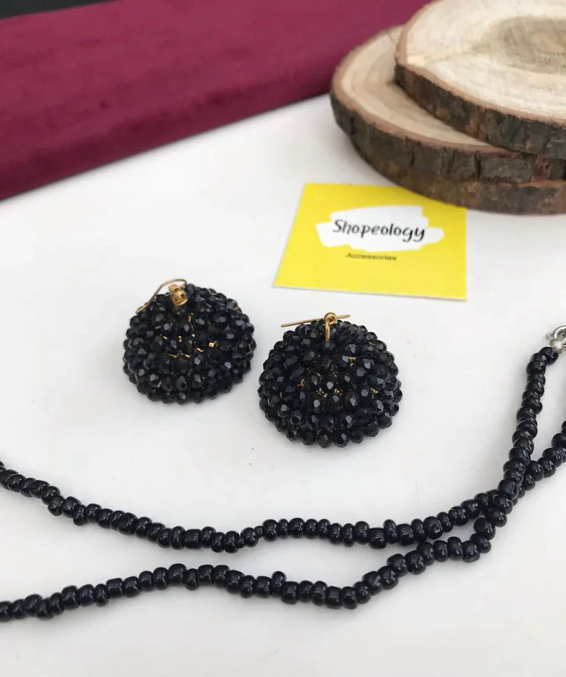 Black beads combo - Shopeology