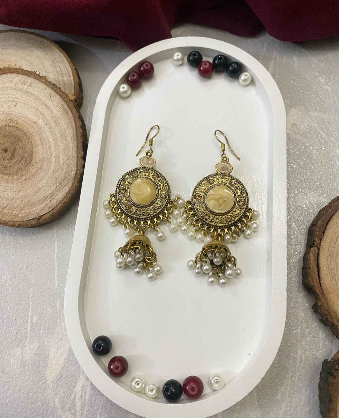 Antique jhumki earring - Shopeology