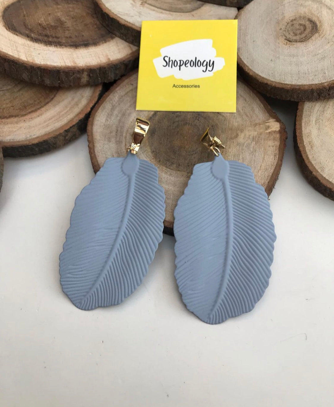 Leaf earrings - Shopeology