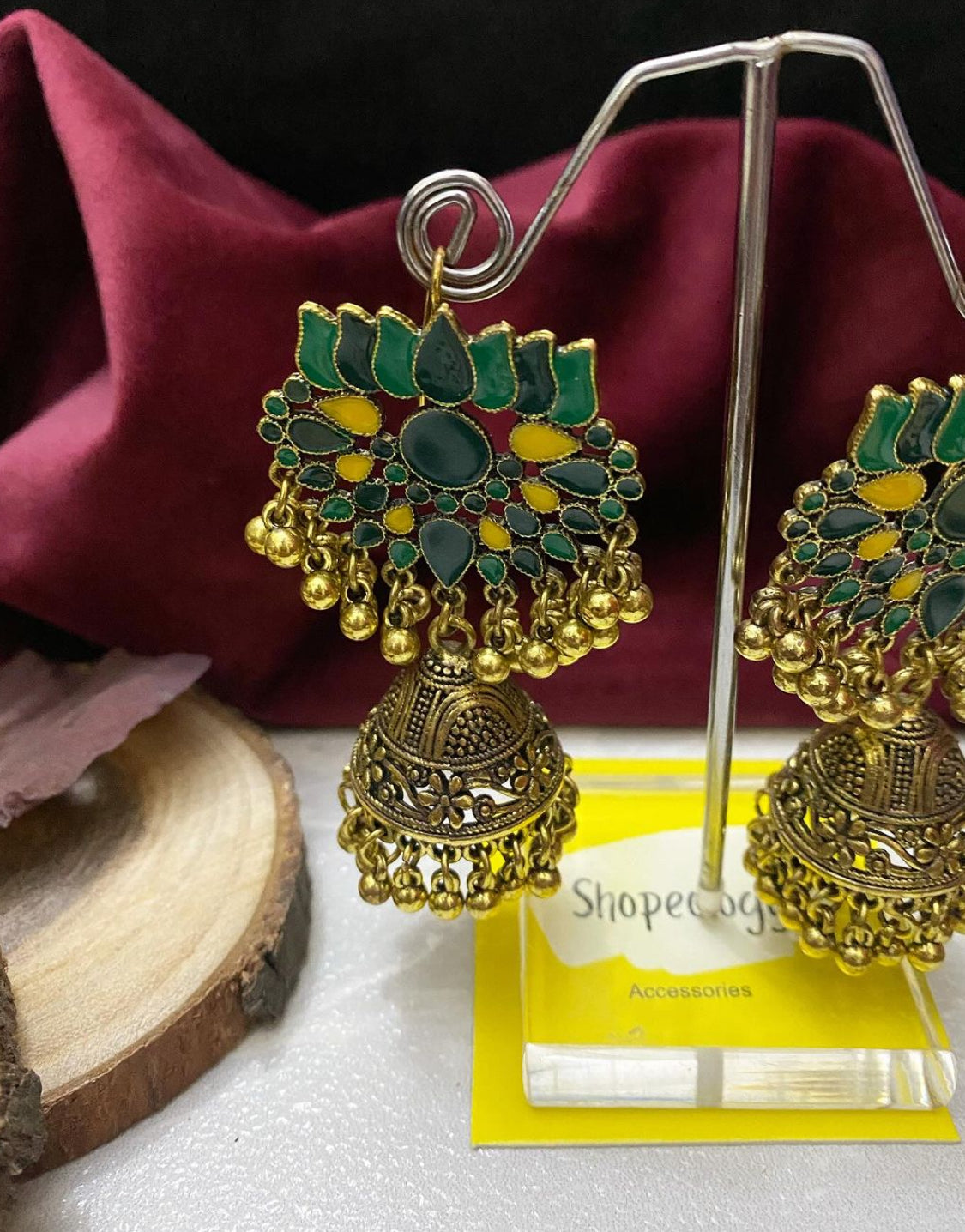 Antique jhumka earring - Shopeology