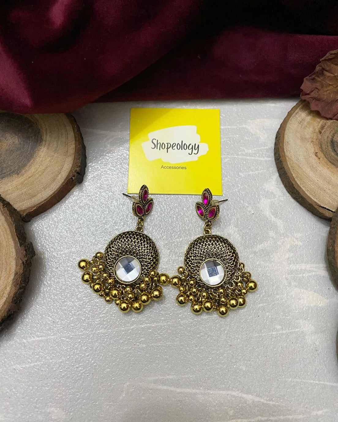 Antique Channel Earrings - Shopeology
