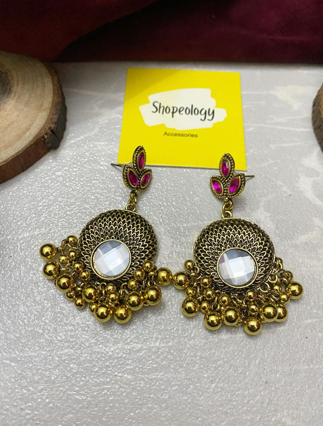 Antique Channel Earrings - Shopeology