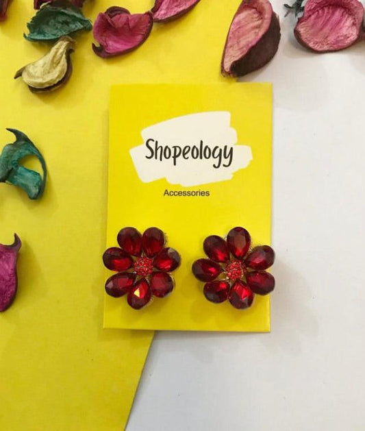Floral Studs - Shopeology