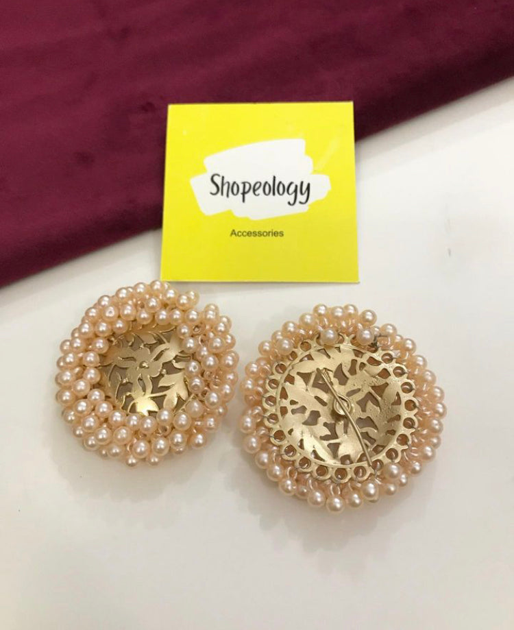 Gajra stud earrings - Shopeology