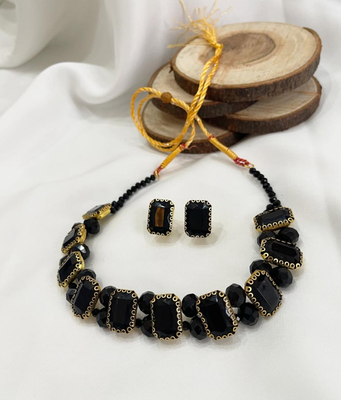 Handmade Crystal Choker Set