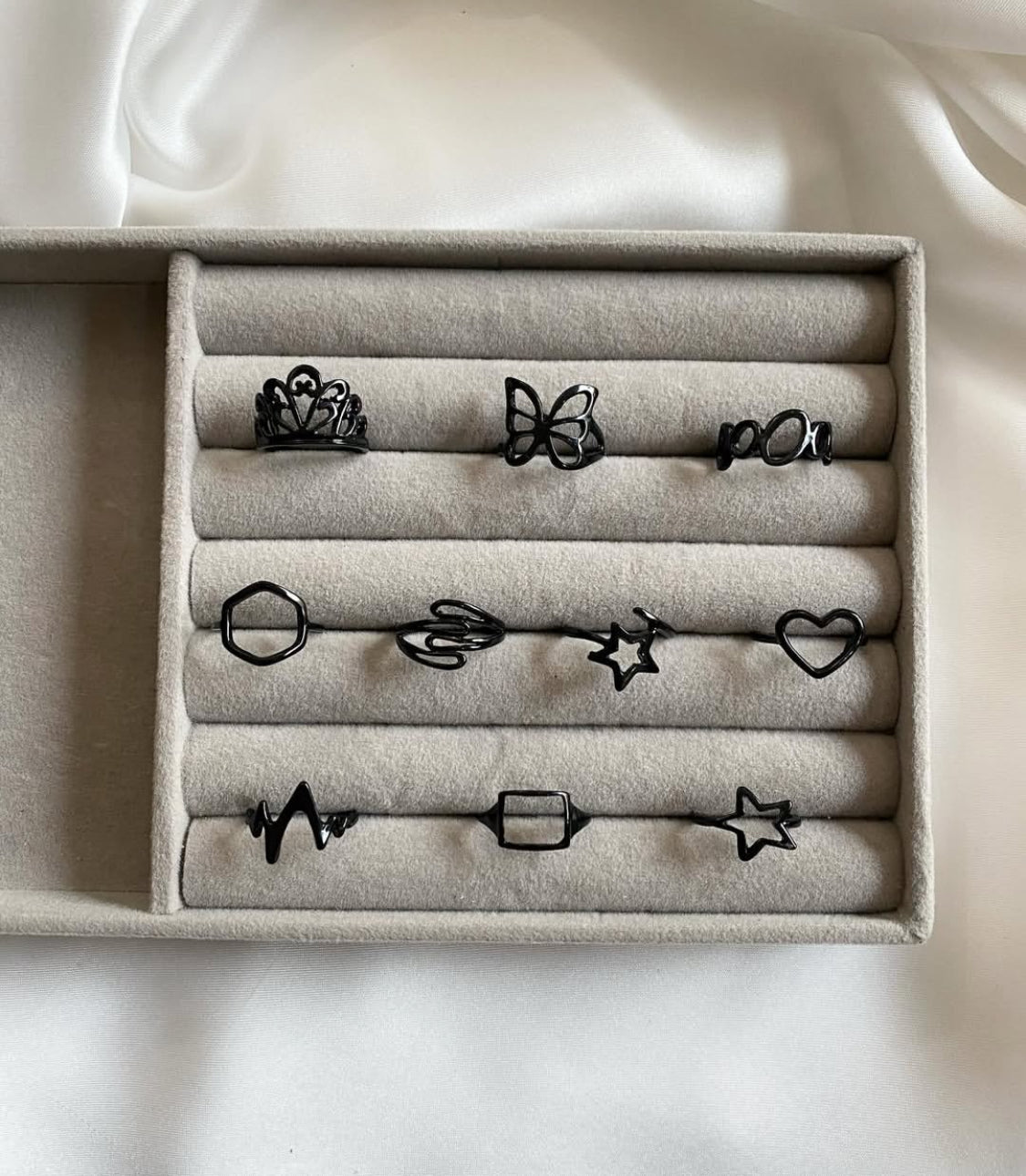 Rings - Pack of 10 - Adjustable Size