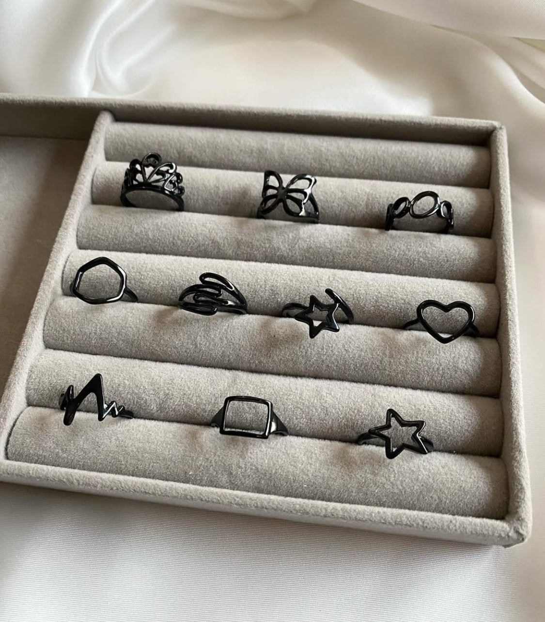 Rings - Pack of 10 - Adjustable Size