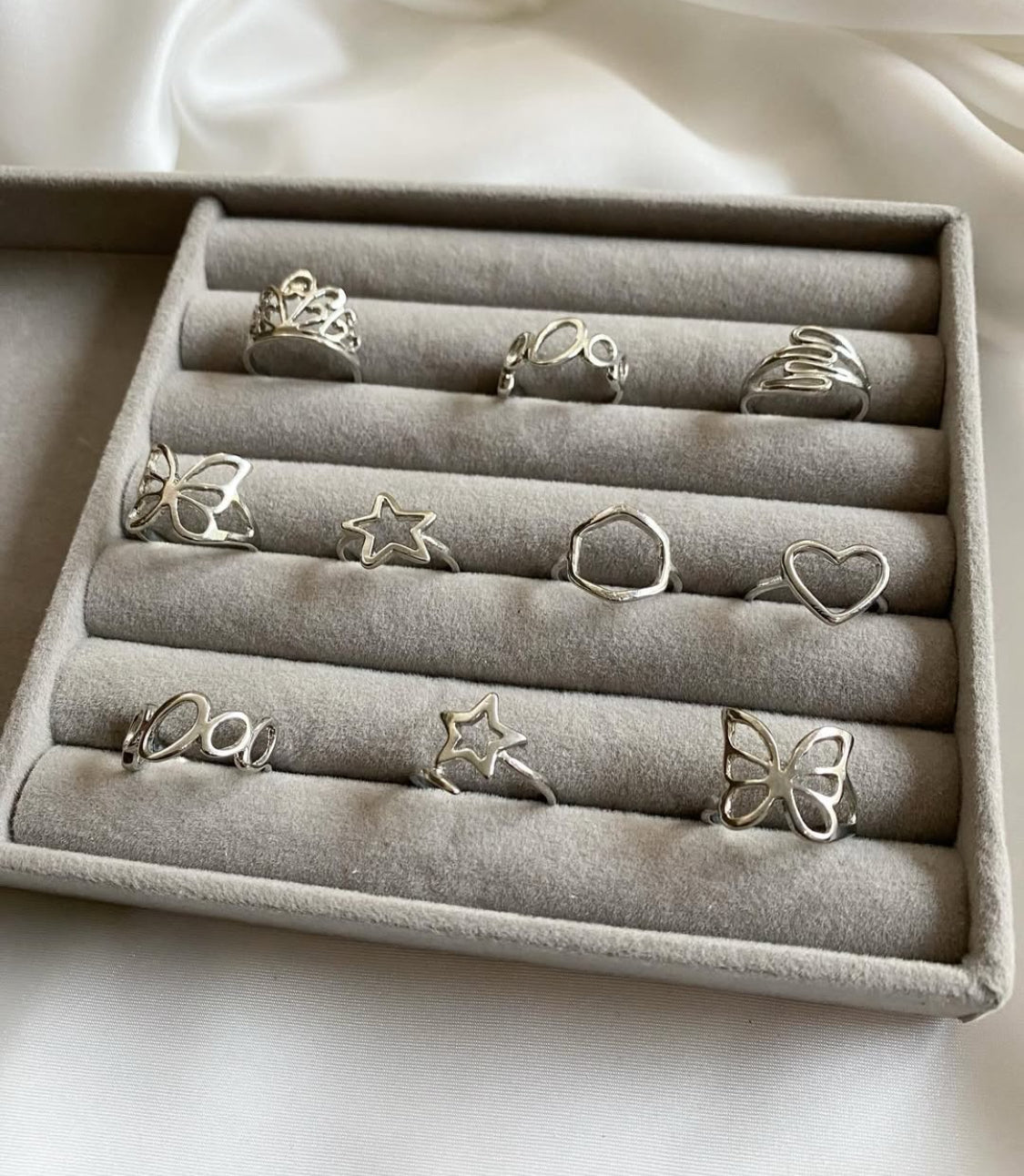 Rings - Pack of 10 - Adjustable Size