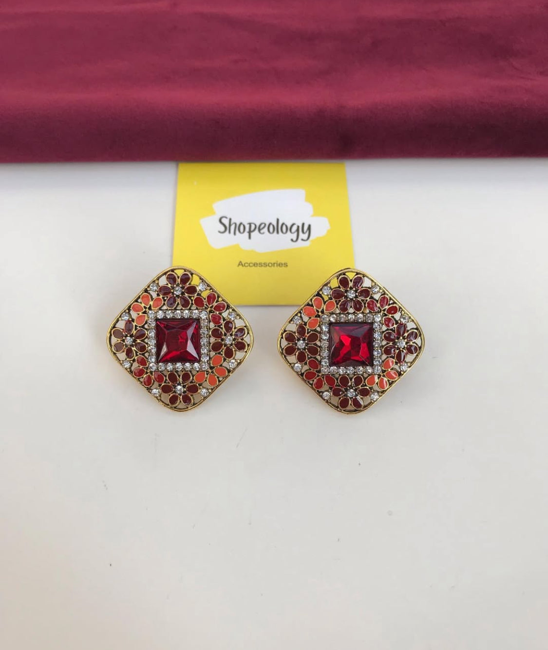 Trendy Square Studs